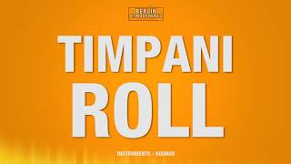 Timpani Roll  SOUND EFFECT  Trommelwirbel Schlagzeug Drums Drum Roll SOUNDS [upl. by Libre]