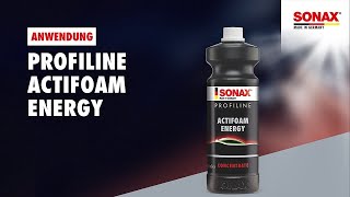 How to use SONAX PROFILINE Actifoam Energy [upl. by Bartholomeus726]