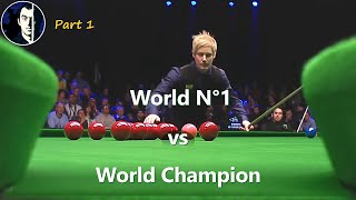 World N°29 Ronnie OSullivan vs N°1 Neil Robertson  2013 Champion of Champions SF Part 1 [upl. by Balkin960]