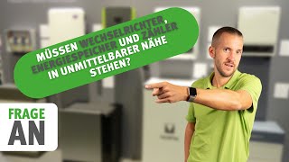 Wechselrichter Energiespeicher und Zähler in unmittelbarer Nähe  Eine Frage an den solarisierer [upl. by Rosenquist]