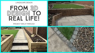 From 3D Design to REAL LIFE Landscape Design Project Walk Through [upl. by Siegel937]