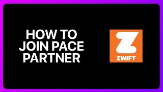 How To Join Pace Partner In Zwift Tutorial [upl. by Onileba]