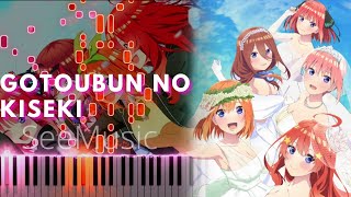 quotGotoubun no Kisekiquot  Gotoubun no Hanayome Movie Theme Piano [upl. by Ennybor]