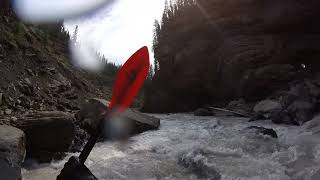 Kayak  Bighorn River Canyon Alberta [upl. by Nawd496]