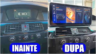 UPGRADE BMW Seria 5 E60 E61 20042011 Am instalat Navigatie 123 inchi aftermarket de BMW G30 [upl. by Anialam470]