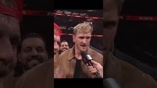 TYSON CALLS OUT LOGAN PAUL  Jake Paul vs Mike Tyson Post Fight Interview [upl. by Yemaj]