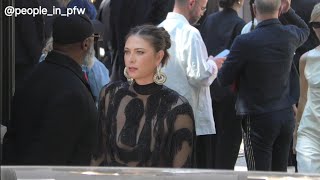 Maria Sharapova  Schiaparelli Haute Couture FW 2425 fashion show in Paris  24062024 [upl. by Lemahs231]