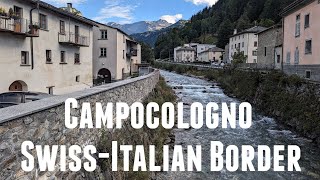 Poschiavo 🇨🇭 to Tirano 🇮🇹  Campocologno border  Switzerland to Italy  4K Car Drive [upl. by Moretta]