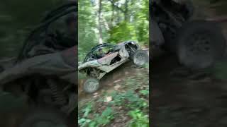 2024 can am x3 turbo climbing hill canam [upl. by Lapham561]