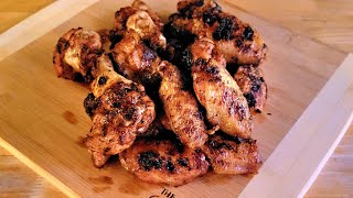 Grilled Chicken Wings on the Grill [upl. by Arinayed]