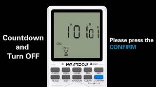 Outlet Timer NEARPOW Multifunctional Programmable Timer [upl. by Kinimod90]