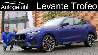 Maserati Levante Trofeo V8 FULL REVIEW  Autogefühl [upl. by Menashem269]