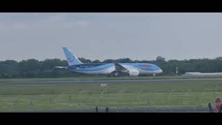 DELAYED DEPARTURE  TUI DREAMLINER TO ESPARGOS  manchesterairport TUI aviation [upl. by Dannie943]