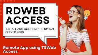Remote App Access via RDWeb Full Installation and Configuration Guide remoteapp server2008 setup [upl. by Packton167]