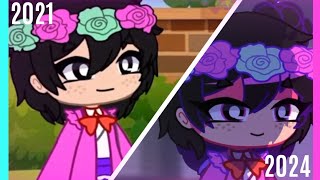 💜 Lavenders Deathbed  OC Backstory  Today Today GMV  2021 vs 2024 remake  Comparison 💙 [upl. by Weiler]