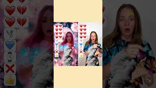 Emoji Love Dance Challenge shorts by Anya Kova [upl. by Grimonia]