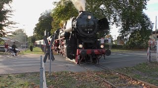 Saisonabschlussfahrten der Dampfeisenbahn Weserbergland mit 52 8038 07102018 HD [upl. by Saul]