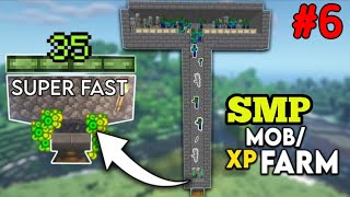 SMP MOBXP FARM SUPER FAST 1212 MINECRAFT BEDROCK EDISON 6 [upl. by Garald857]