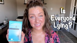 IS EVERYONE LYING OR DO THESE REALLY WORK Lumineux Whiting Strips Review [upl. by Acinomad]