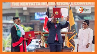 The Swearingin of Abraham Kithure Kindiki as the third Deputy President of the Republic of Kenya [upl. by Sirrah]