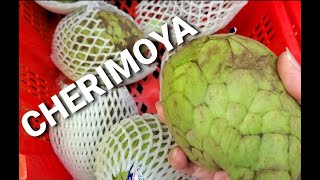 CHERIMOYA CHIRIMUYA Health Benefits Taste test and How to eat the fruit [upl. by Nacim]