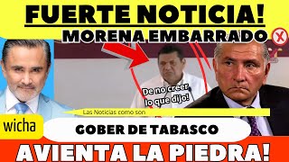 Gober de MORENA AVIENTA LA PIEDRA EMBARRA A ADAN [upl. by Barthelemy]