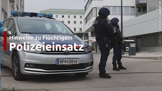 Schwer bewaffnet Polizei nach Hinweis zu Doppelmord im Mühlviertel auch in WelsNeustadt im Einsatz [upl. by Martita675]