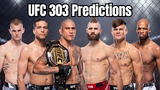 UFC 303 Full Card Predictions amp Breakdown [upl. by Akinyt]