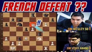 Crushing the French Defence with GM Anand Brilliant Variation [upl. by Nay769]