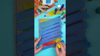 🎨✨Easy Mess Free Paint Sticks Art Activity Kwik Stix Craft for kids easyart crafty artandcraft [upl. by Dyche]