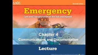 Chapter 4 Communications and Documentation Lecture [upl. by Acinoda970]