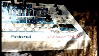 Roland SH101SH32 loop jam analogue vs digital synthesisers in the forest A hedgehop video remix [upl. by Alduino694]