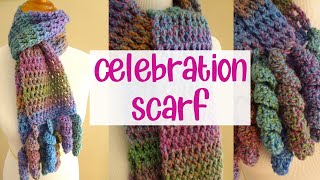 How to Crochet the Celebration Scarf [upl. by Enoved]