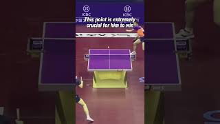 This is the MOST INTENSE Table Tennis Rally of Fang Bos Life [upl. by Kinimod]