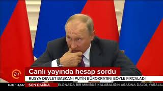 Putin canlı yayında hesap sordu [upl. by Flita]