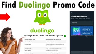 How To Find Duolingo Promo Code 2025 [upl. by Savihc743]