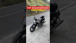 MAJOR Disadvantages😰  ContinetalGT 650 royalenfield continentalgt650 youtubeshorts ❤️ [upl. by Laroc51]