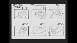 Happy Tree Friends TV Series Episode 4B  Wishy Washy  Storyboards [upl. by Aloibaf]