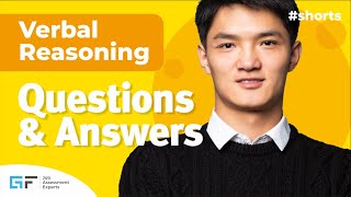 Verbal Reasoning Test Question and Answer 2024 shorts [upl. by Hnacogn]