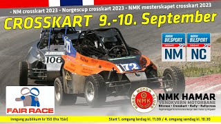 Dag 1  NM Crosskart 2023  Vendkvern Motorbane [upl. by Atinev]