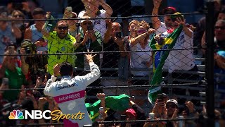 Helio Castroneves wins Indy 500 in 2021  My Indianapolis 500 Moment  Motorsports on NBC [upl. by Aniluj656]