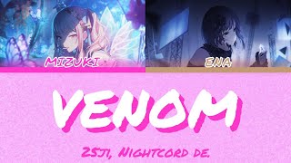 Venom ベノム FULL SONG  25ji Nightcord de Color Coded Lyrics プロセカProjectSekai [upl. by Stoneham]