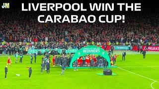 VAN DIJK WINS Liverpool the Carabao Cup Matchday Vlog at Wembley [upl. by Nwadrebma]