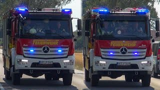 SIRENENALARM  Neues LF 20  Einsatzfahrten Feuerwehr LUTTEN amp GOLDENSTEDT zu mehreren Einsätzen [upl. by Fezoj748]