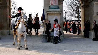 Bicentenaire du retour de Napoléon de lIle dElbe au Carrousel du Louvre le 20 mars 2015 [upl. by Helsie903]