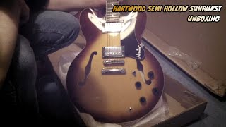 Hartwood Revival Semi Hollow Guitar Unboxing And Demo [upl. by Ahseinet618]