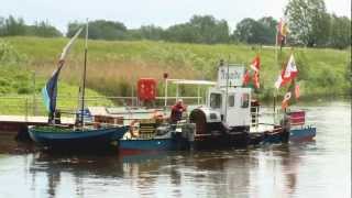 Mit dem Raddampfer quotWappen von Mindenquot auf der Weser durch die Porta Westfalica [upl. by Schwenk]