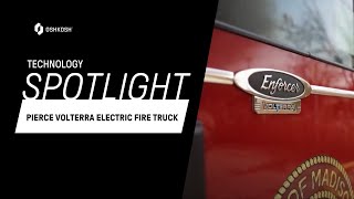 Oshkosh Technology Spotlight  Pierce Volterra Electric Fire Truck [upl. by Hutchins]