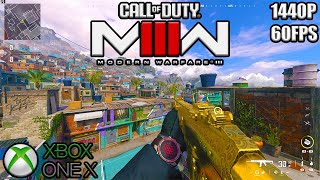 Modern Warfare 3 On Old Gen  Xbox One X 1440P 60FPS Gameplay [upl. by Gerg756]