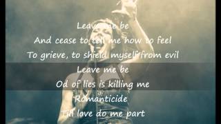 Nightwish  Romanticide Floor Jansen Version  Lyrics [upl. by Vitkun659]